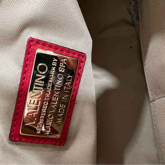 Mario Valentino Mia Red Leather Cross Body Bag - Picture 14 of 15